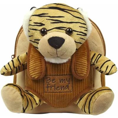 Zaino Morbido con Peluche Coniglietto Bianco