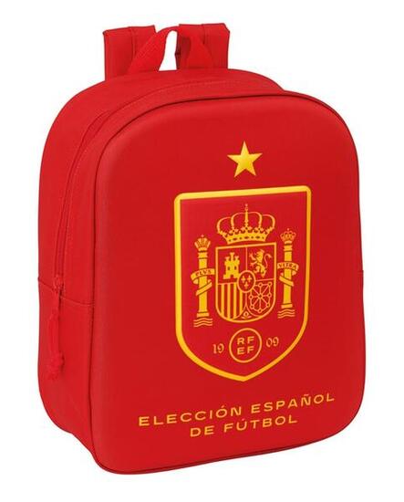 Sac à dos 3D pour enfant, motif équipe nationale espagnole de football, avec