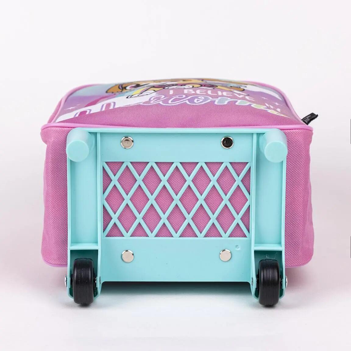 Zaino scolastico per bambini PAW Patrol con ruote e maniglia telescopica, rosa 6/7