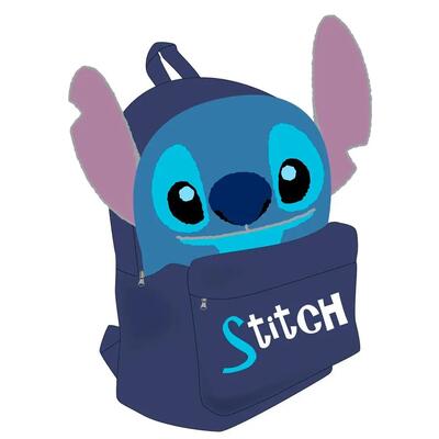 Zaino Wish 3D per bambini con cerniera e tasche laterali in rete viola