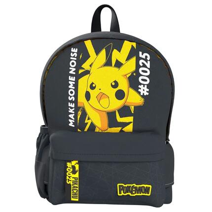 Mochila Infantil Pokémon Pikachu Twilight Champions 42 cm Negra y Amarilla