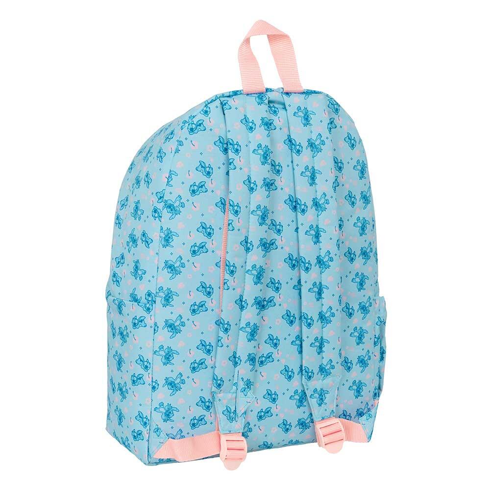 Mochila infantil Stitch para laptop de 14,1" com bolso frontal - Azul 2/4
