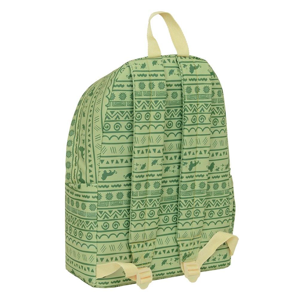 Mochila infantil Mufasa para laptop de 14,1" com bolso frontal - Verde 2/4