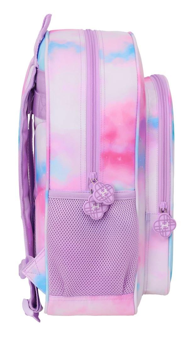 Mochila escolar infantil K-Pop Demon Hunters com bolso frontal multicolorido 3/3