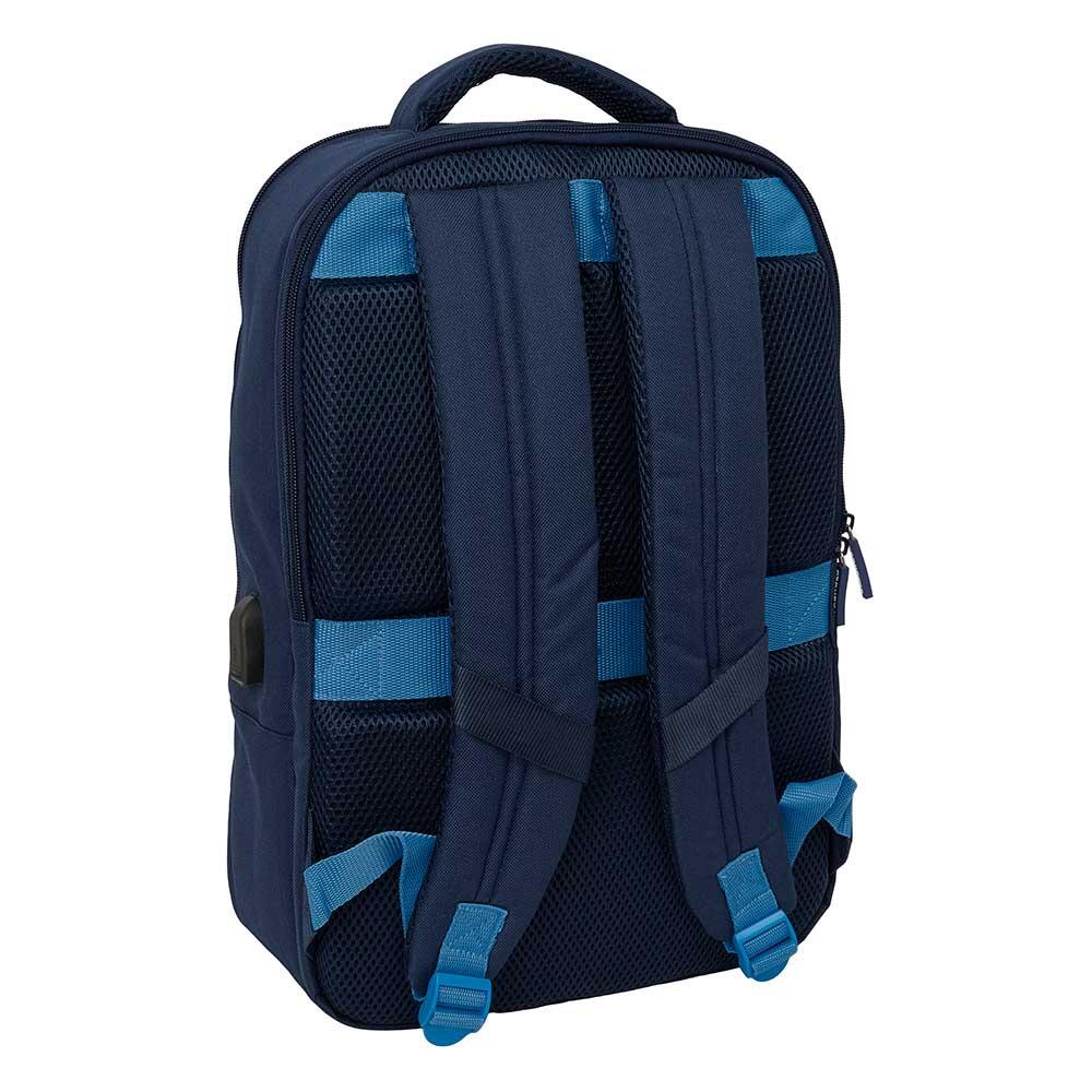 Mochila Spagnolo para adultos, para laptop de 15,6", com entrada USB e suporte 2/5