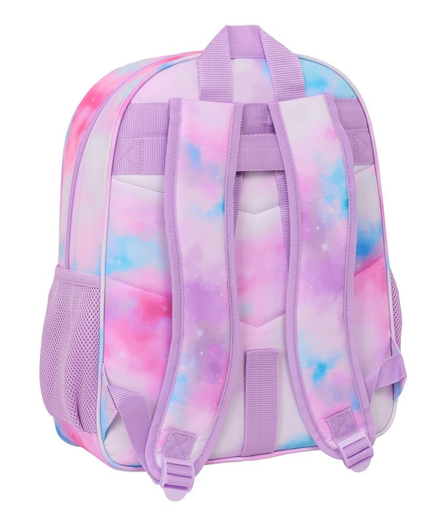 Mochila escolar infantil K-Pop Demon Hunters com bolso frontal multicolorido 2/3