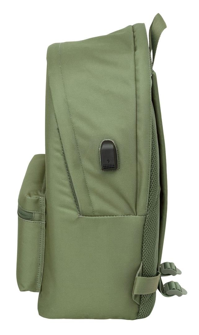 Mochila El Ganso Basics para adultos, para laptop de 15,6", com porta USB 3/6