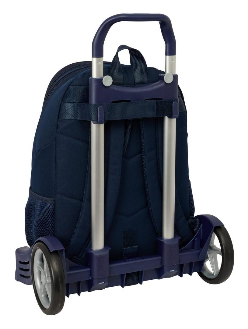 Sac à dos scolaire FC Barcelone pour enfant avec trolley et porte-bouteille 2/3
