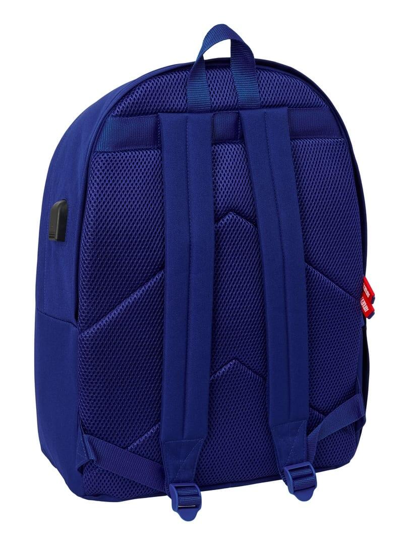 Mochila para laptop Atlético de Madrid para adultos com porta USB e bolso 2/6