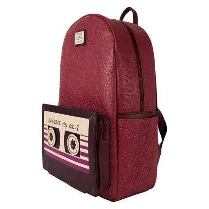 Mochila Escolar Infantil Avengers de Poliéster con Bolsillo Frontal Roja y Azul