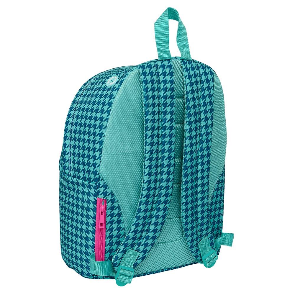 Mochila Nait Nait para laptop de 14,1" com bolso frontal - Verde 2/4
