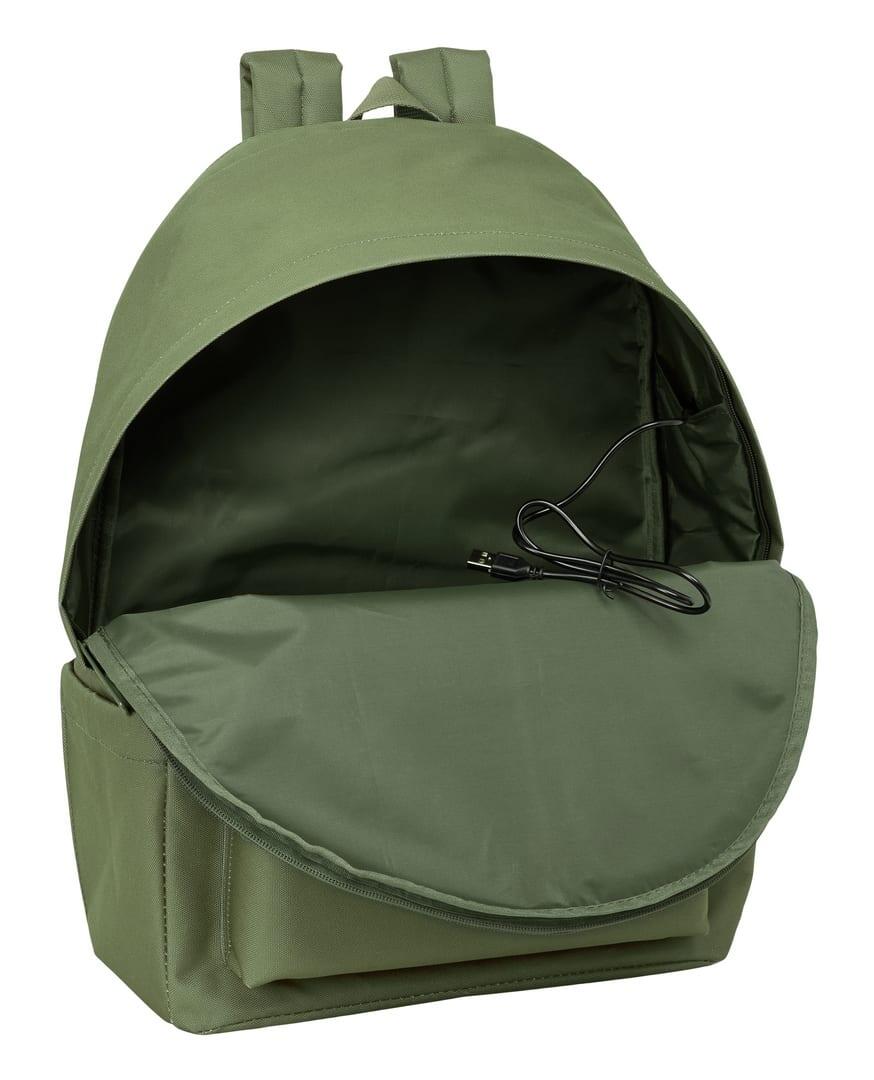 Mochila El Ganso Basics para adultos, para laptop de 15,6", com porta USB 5/6