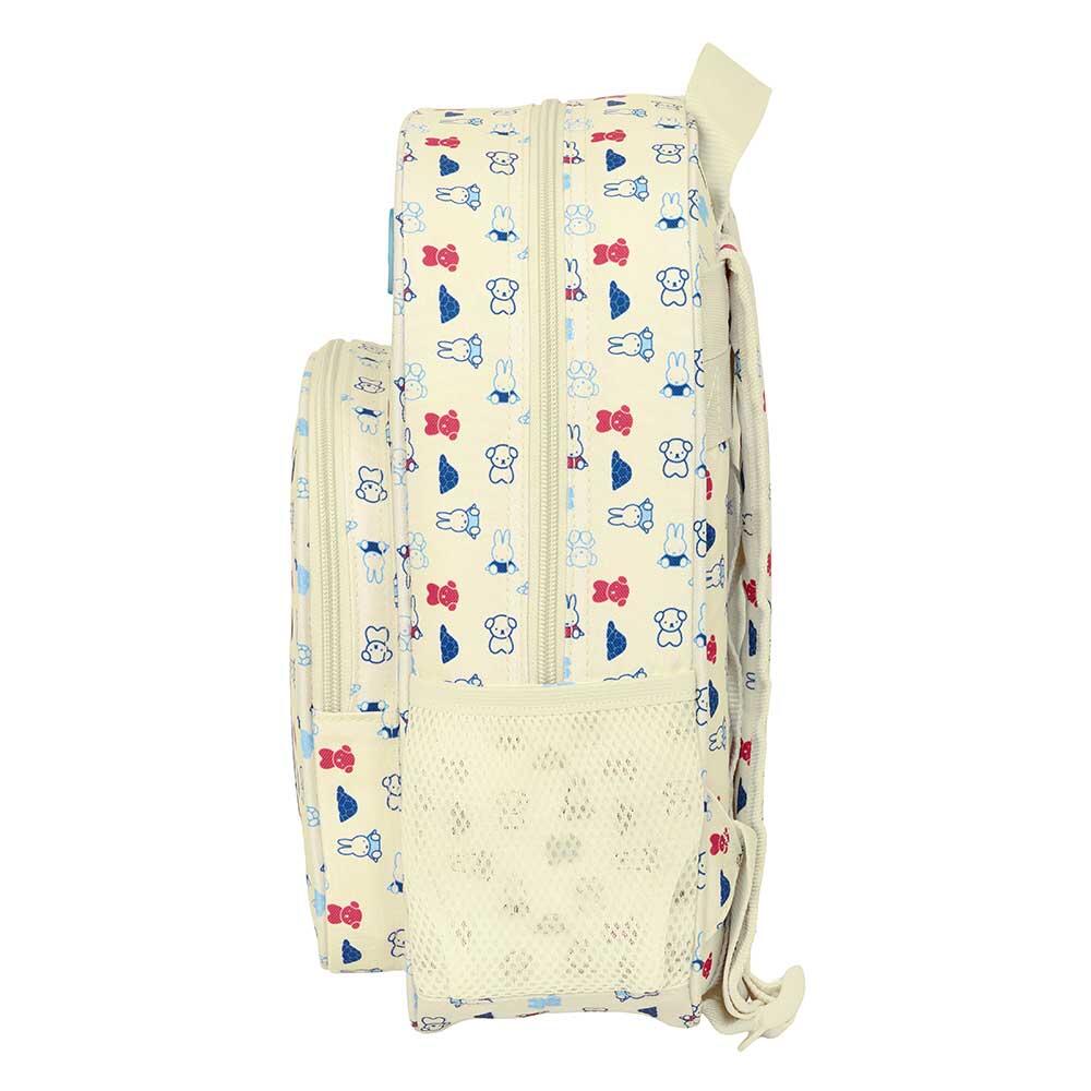 Mochila escolar infantil Miffy, adaptável a carrinhos de bagagem, com bolso 3/3