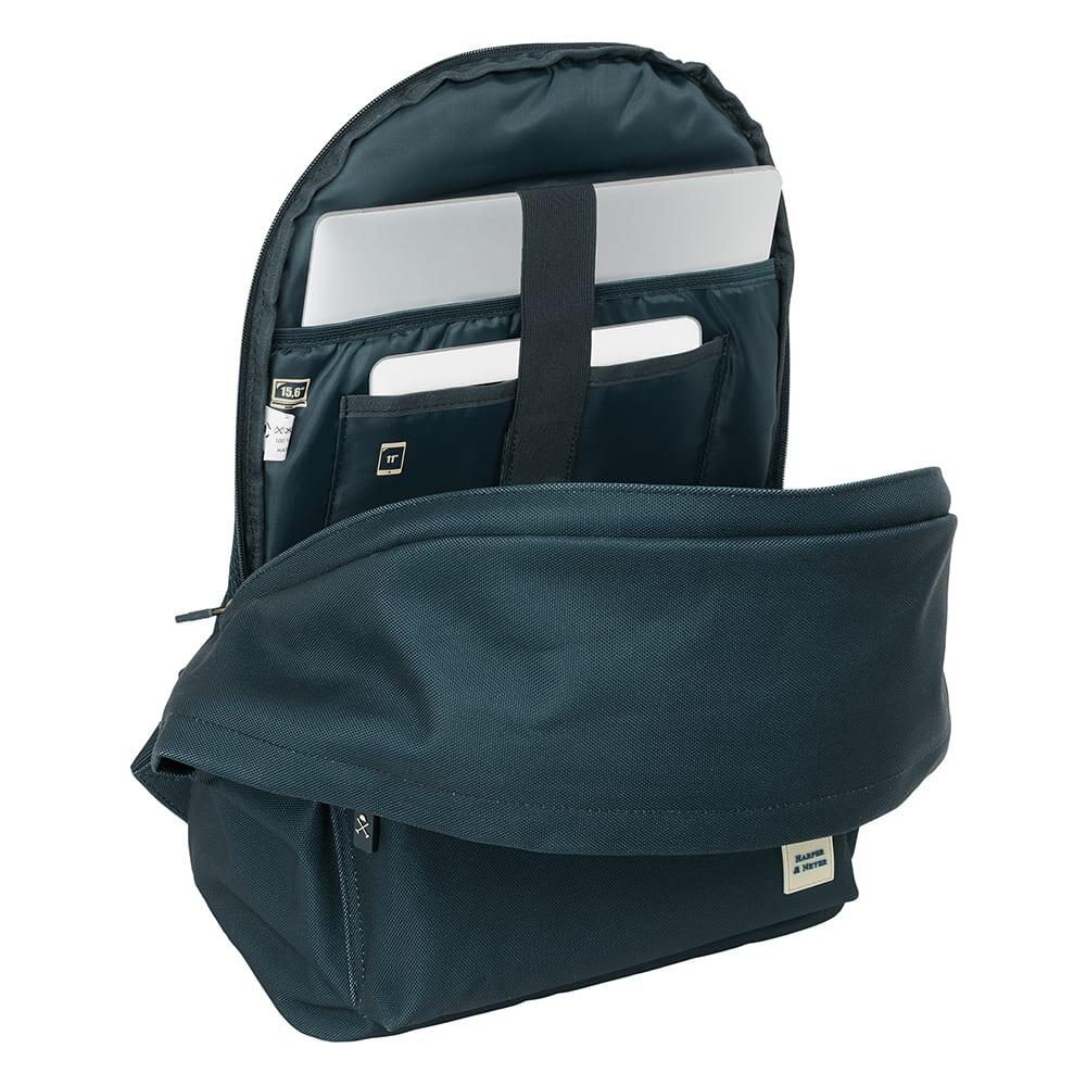 Mochila Harper & Neyer para adultos, para laptop de 15,6", com porta USB, azul 5/5
