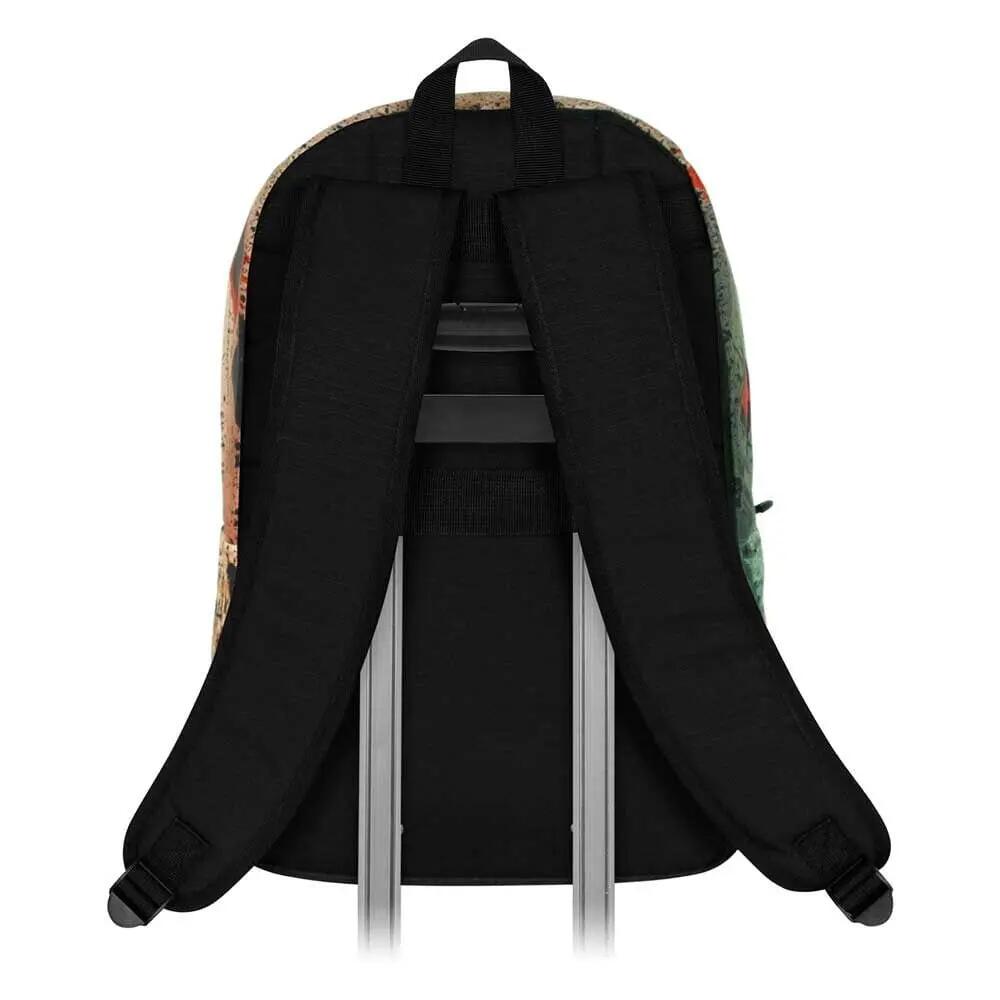 Mochila infantil Harley Quinn Mad Love com bolso frontal, 41 cm, multicolorida 3/4