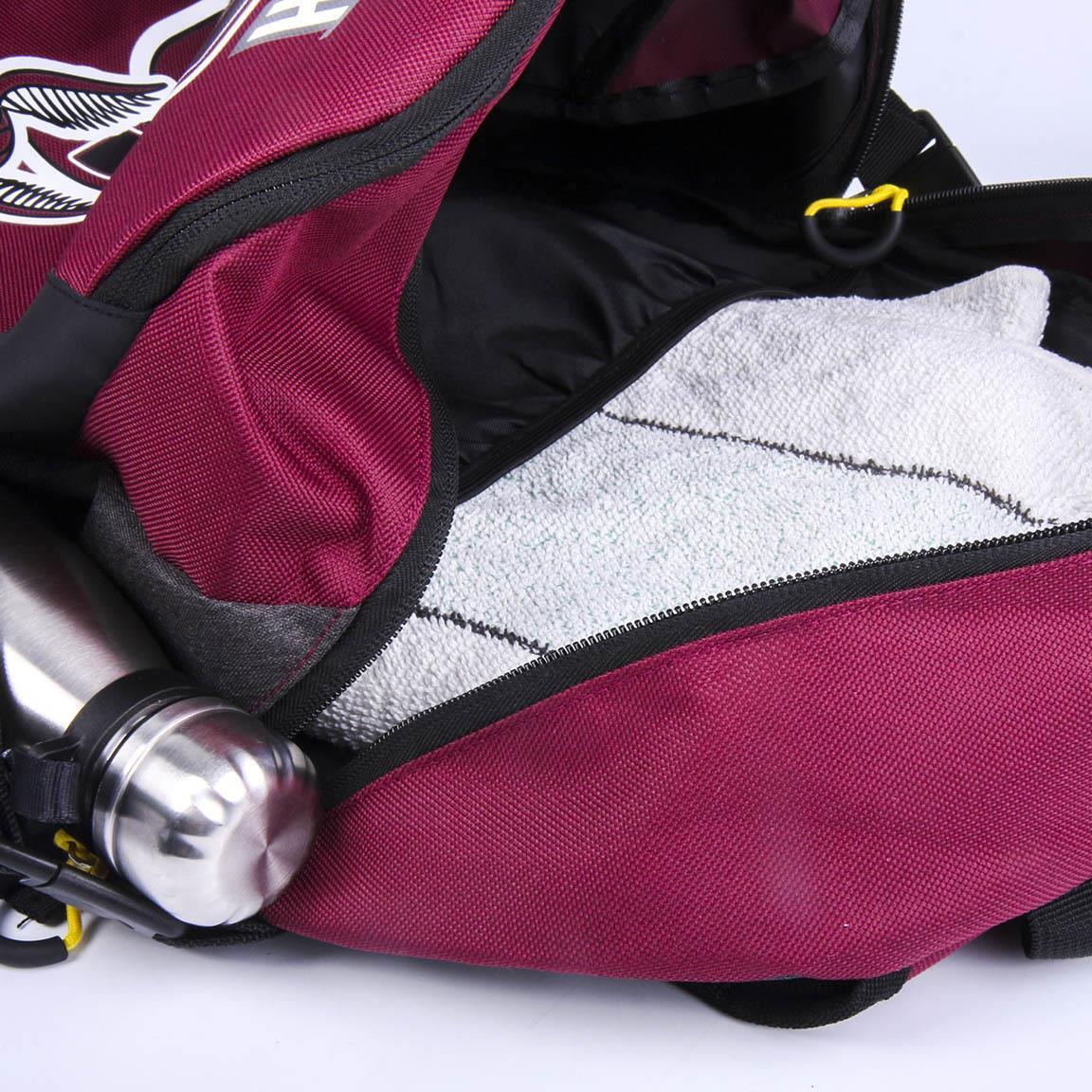 Sac à dos de sport adulte Harry Potter avec bretelles réglables, bordeaux 3/7