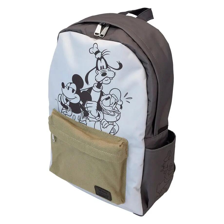 Zaino da adulto in nylon con Topolino e i suoi amici, con tasca frontale 2/4