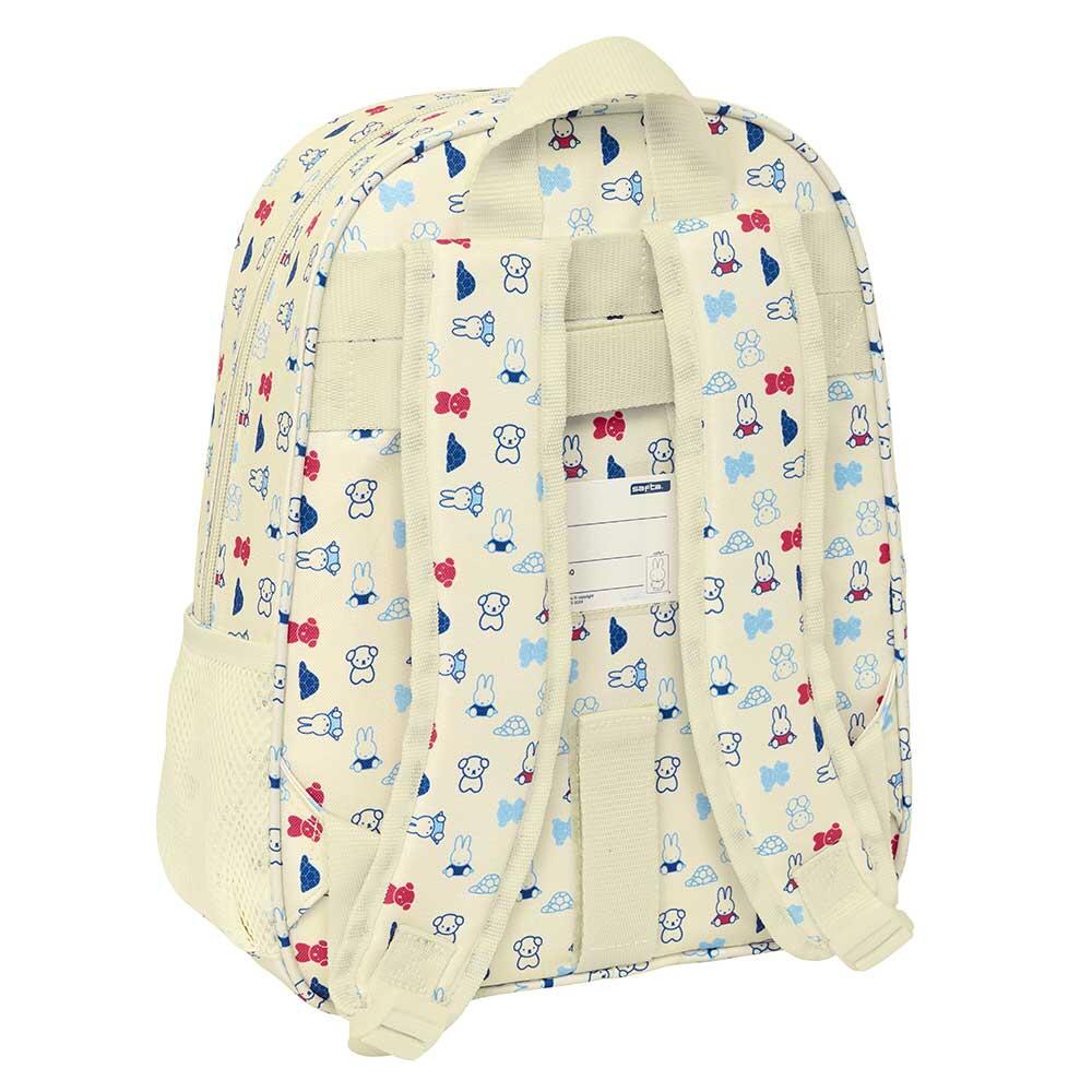 Mochila escolar infantil Miffy, adaptável a carrinhos de bagagem, com bolso 2/3