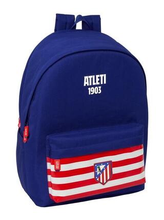 Sac à dos/sac à chaussures enfant Atlético de Madrid avec porte-bouteille - Bleu