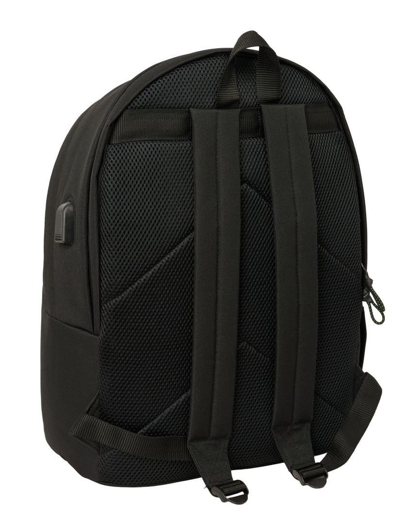 Real Betis Rucksack für Erwachsene mit USB-Anschluss und 15,6″-Laptopfach – 2/5
