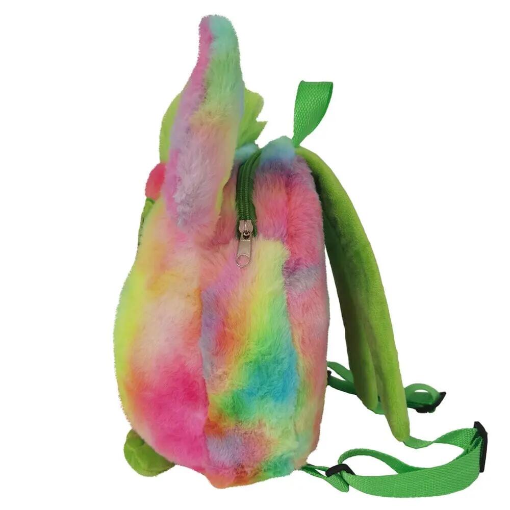 Zainetto di peluche Furby per bambini, 27 cm, con cerniera multicolore 2/6