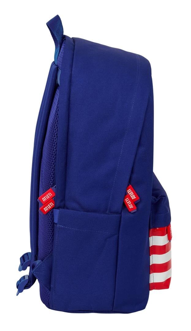 Mochila para laptop Atlético de Madrid para adultos com porta USB e bolso 4/6