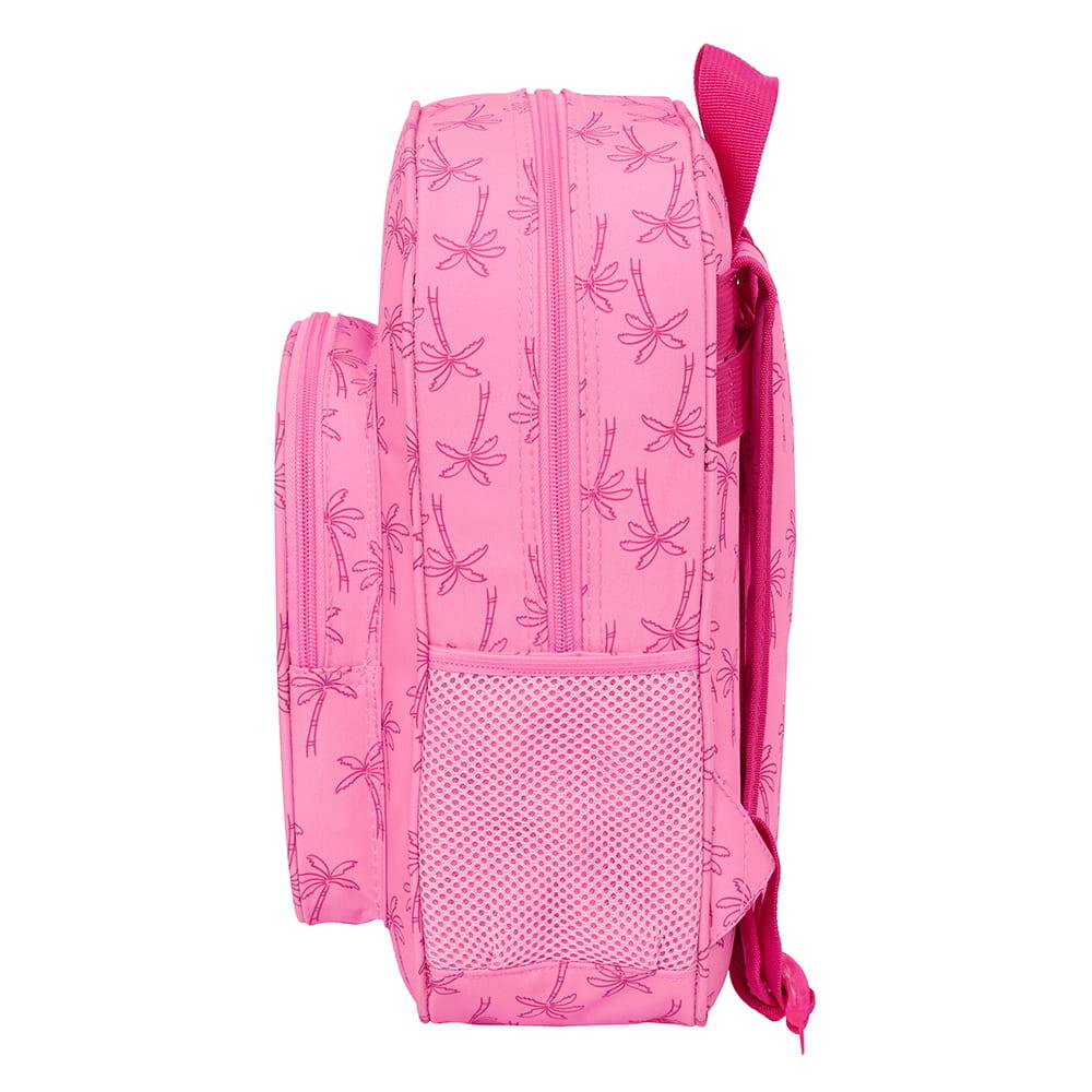 Mochila infantil Stitch adaptável a carrinhos com bolso frontal rosa 3/3