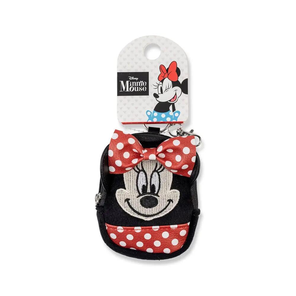 Portachiavi a mini zainetto di Minnie Mouse per bambini con cerniera e 2/3
