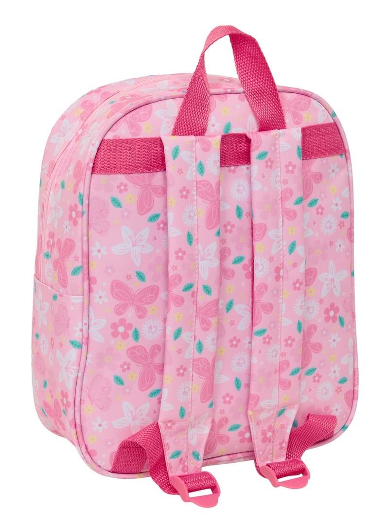 Barbie 3D-Kinderrucksack mit Reißverschluss und Tragegriff, Rosa 2/3