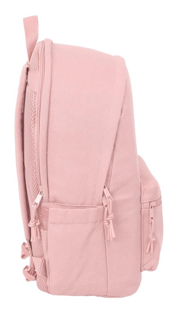 Mochila Safta Basic para Adultos para Laptop de 15,6" com USB Rosa 4/6