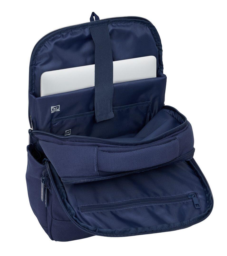 Mochila El Ganso Jeans para adultos, para laptop de 15,6", com porta USB, azul 7/7