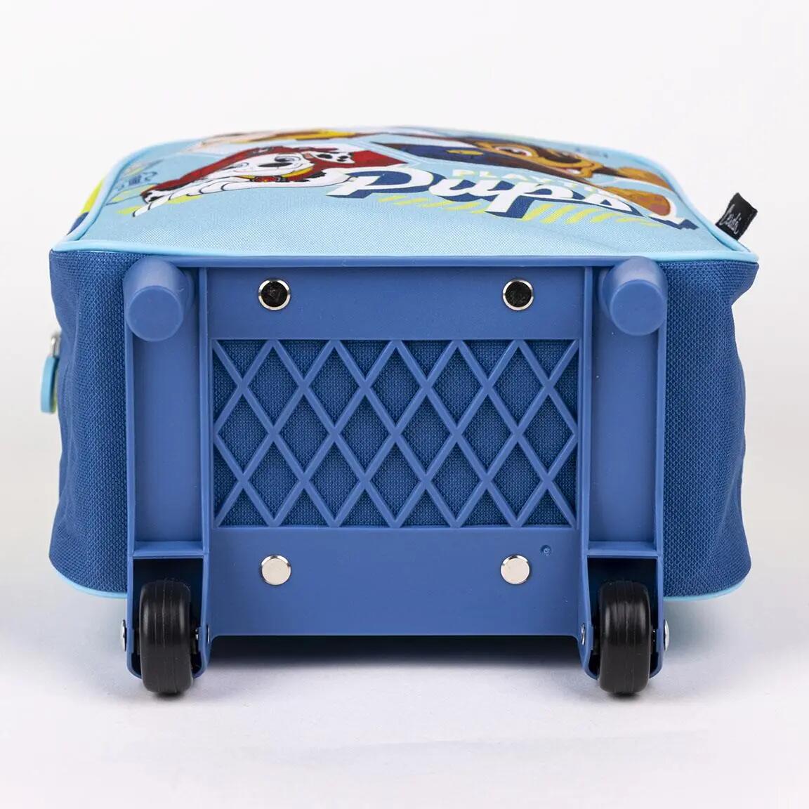 Mochila escolar infantil Patrulha Canina com rodinhas e alça telescópica - Azul 6/7