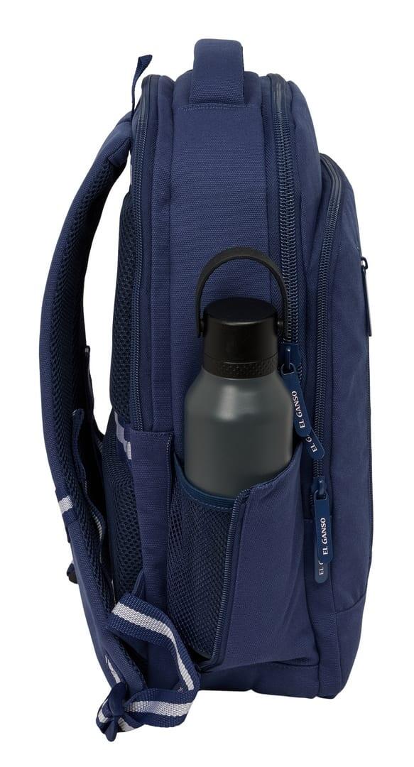 Mochila El Ganso Jeans para adultos, para laptop de 15,6", com porta USB, azul 4/7