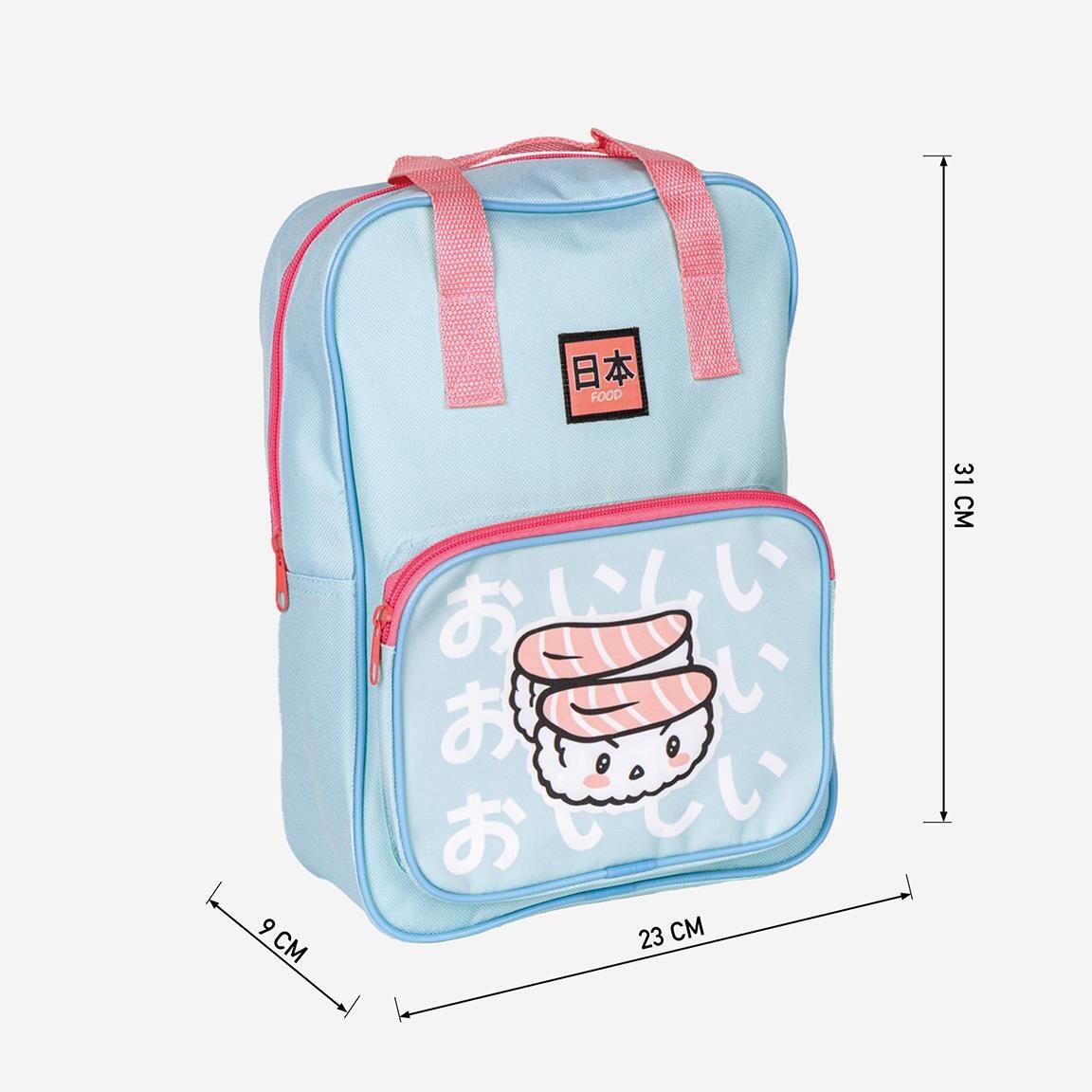 Sac à dos scolaire pour enfants Otaku avec bretelles réglables et poche avant 4/7