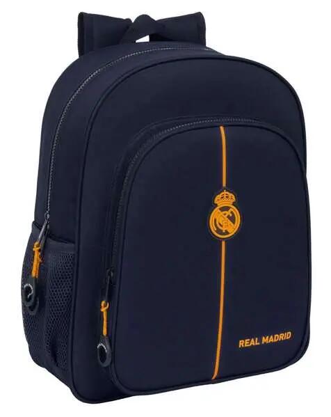 Zaino scolastico per bambini del Real Madrid, adattabile al trolley e dotato di 4/6