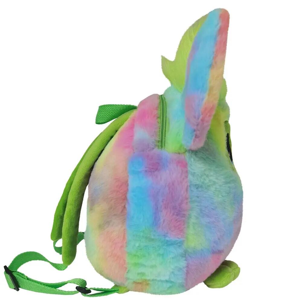 Zainetto di peluche Furby per bambini, 27 cm, con cerniera multicolore 6/6