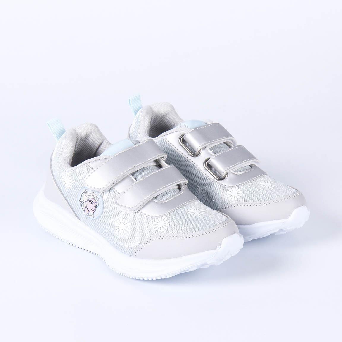 Scarpe da ginnastica Bambino Frozen II con Doppio Velcro Grigio e Bianco 3/7