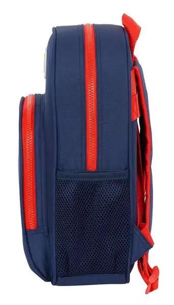 Super Mario Kinderrucksack, Trolley-kompatibel mit Vordertasche, Blau 3/3