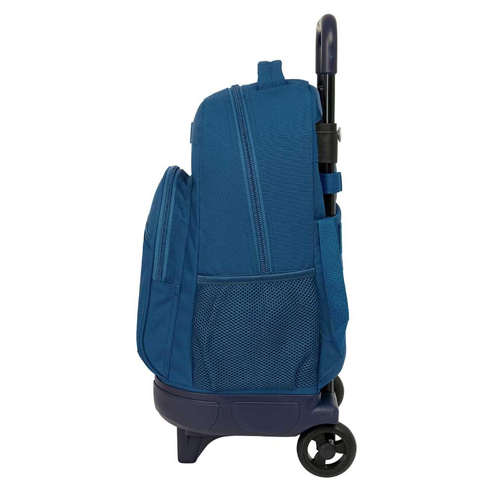 Mochila escolar infantil Harper & Neyer com rodas e bolso frontal - Azul 3/3