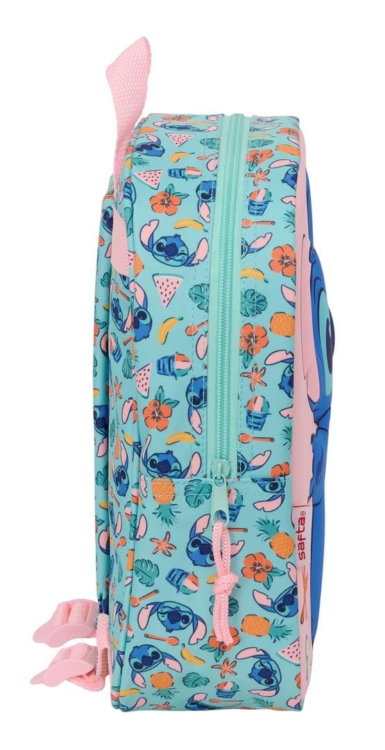Sac à dos Stitch 3D pour bébé avec fermeture éclair et dragonne - Bleu 3/3