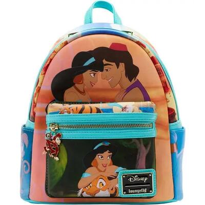 Zaino Wish 3D per bambini con cerniera e tasche laterali in rete viola