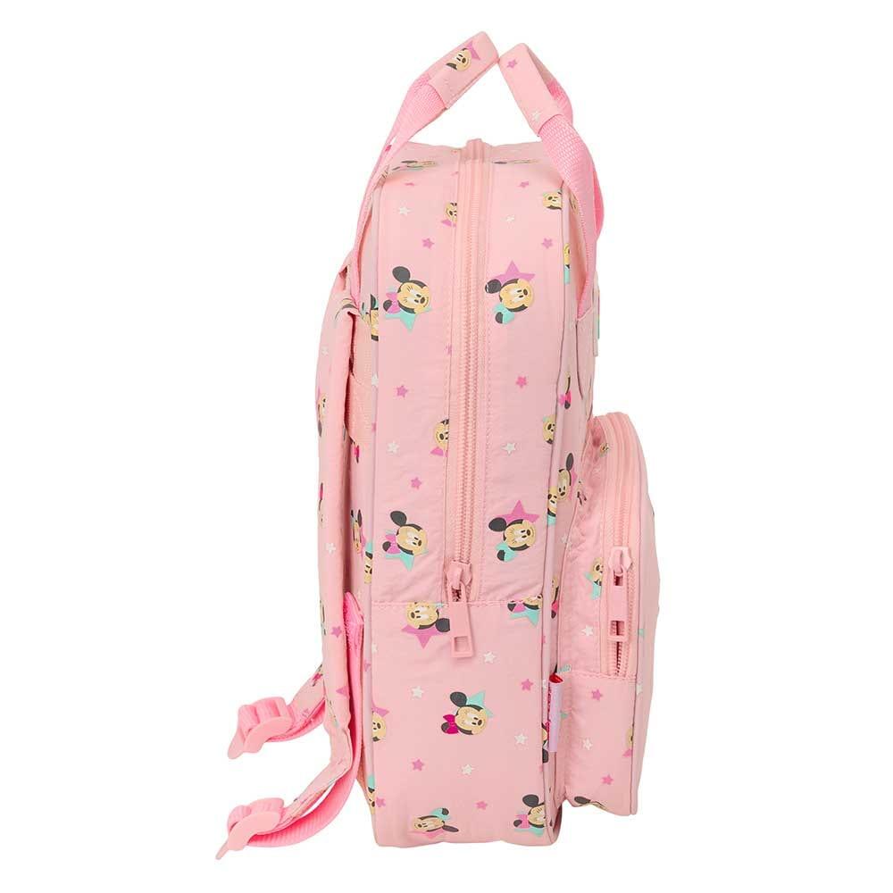 Zainetto per neonati di Minnie Mouse con tasca frontale e manici imbottiti, rosa 3/3