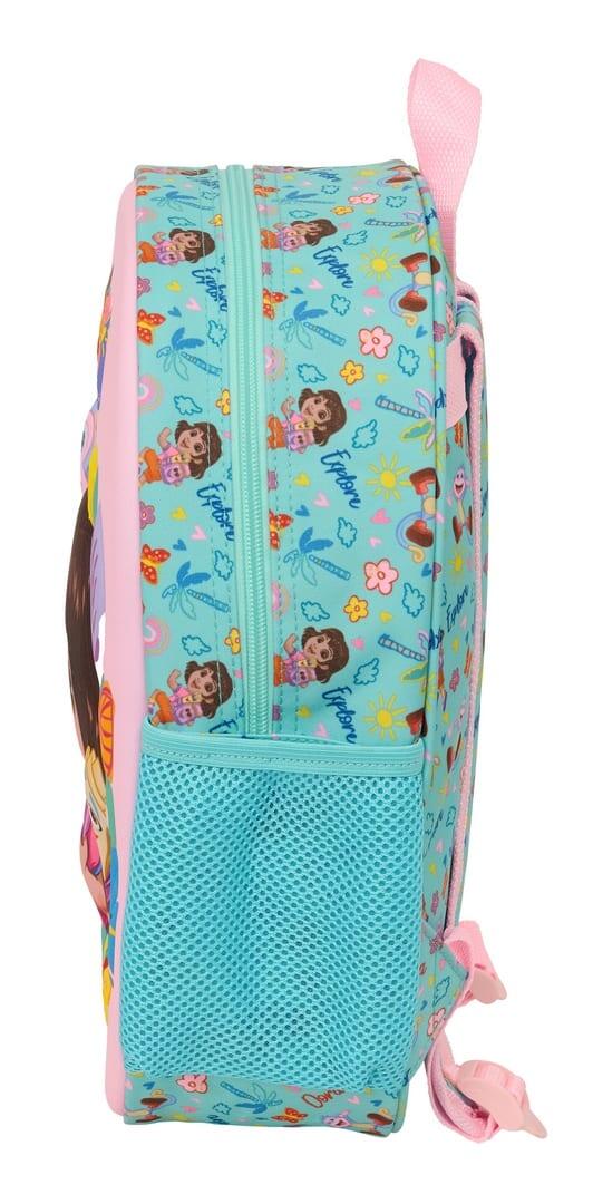 Sac à dos 3D Dora pour enfants avec porte-bouteille et poignées rembourrées 3/3