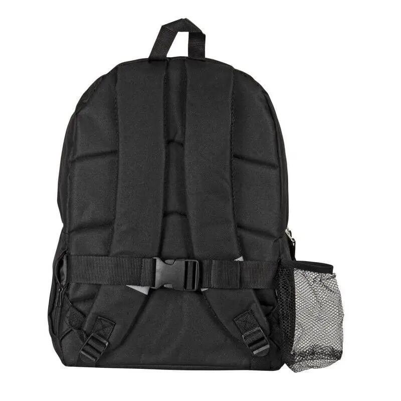 Mochila escolar adulta com estampa xadrez, 42 cm, com bolso frontal 3/4