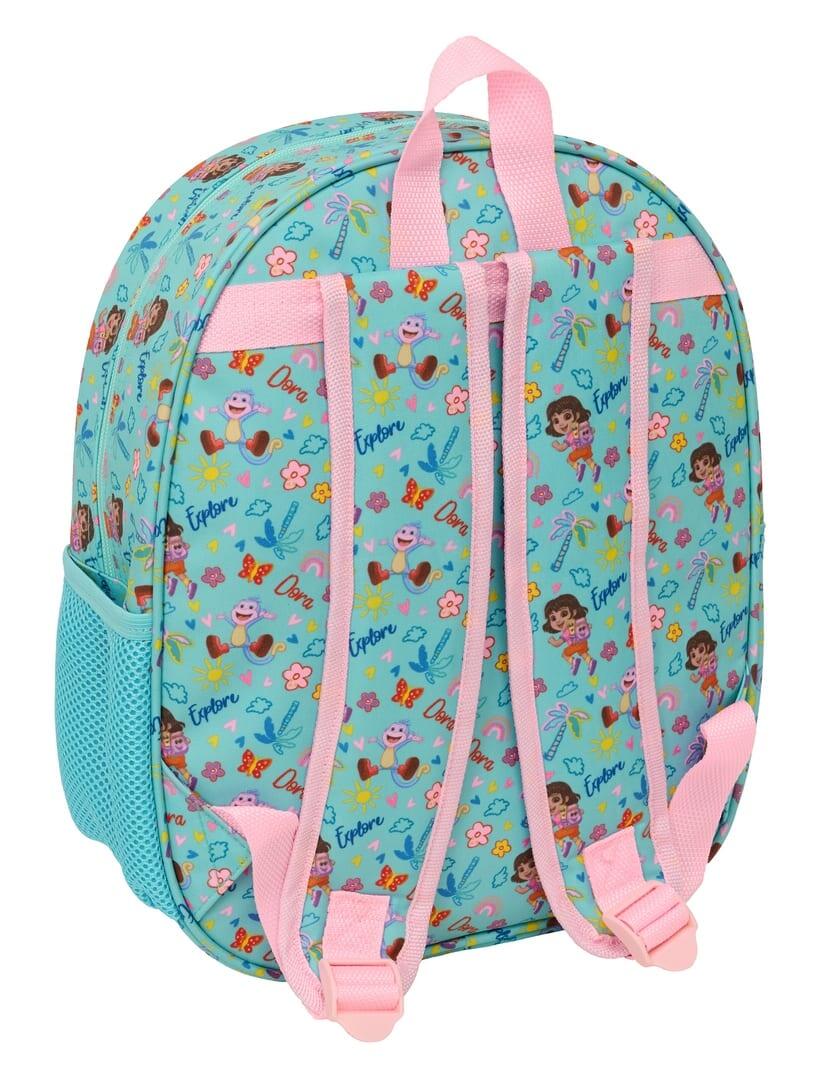 Sac à dos 3D Dora pour enfants avec porte-bouteille et poignées rembourrées 2/3