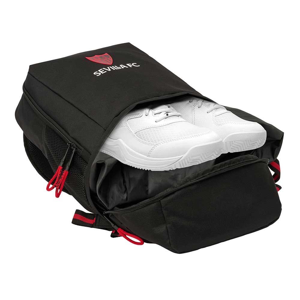 Mochila/bolsa para sapatos infantil do Sevilla FC com porta-garrafa e zíper 4/5