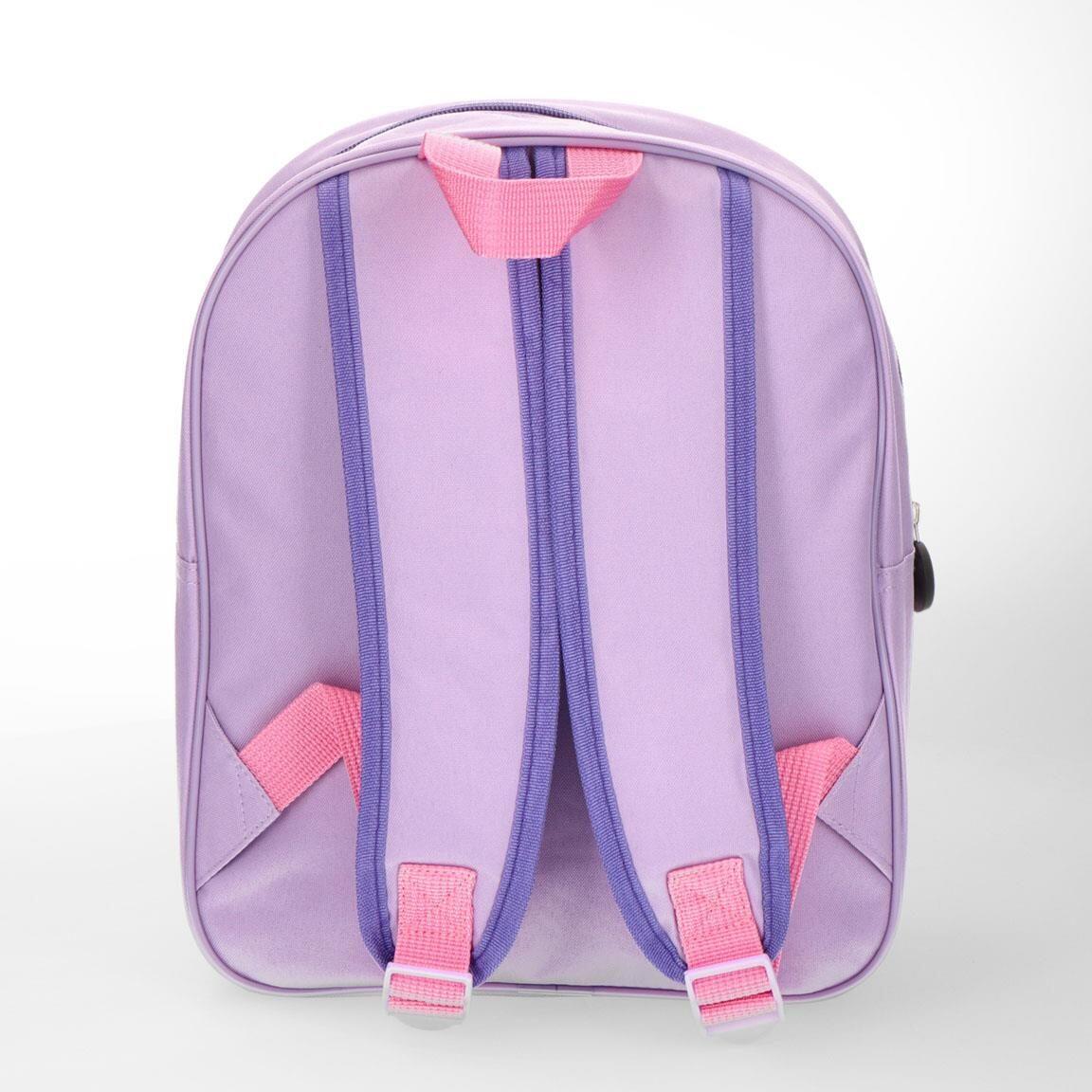 Zaino per bambini Hello Kitty Kuromi in poliestere con tasca frontale, colore 2/6