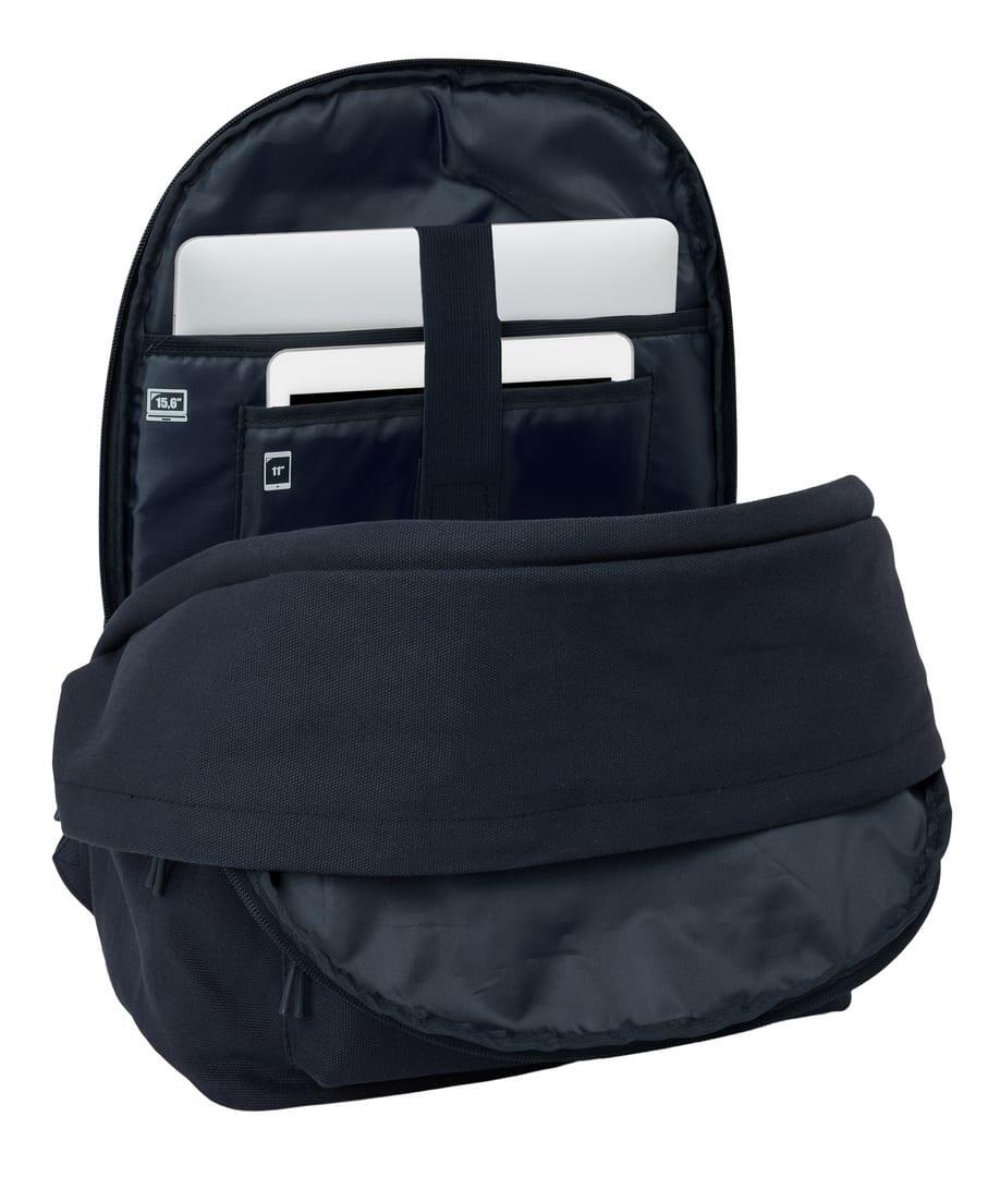 Mochila básica para laptop Safta para adultos com USB e bolso frontal, azul 6/6