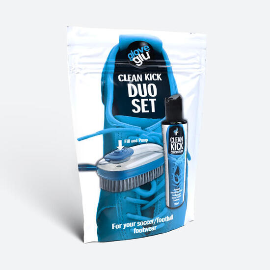 Schuhreiniger-Kit Komplettpflege Fußball GloveGlu Clean Kick Duo Set