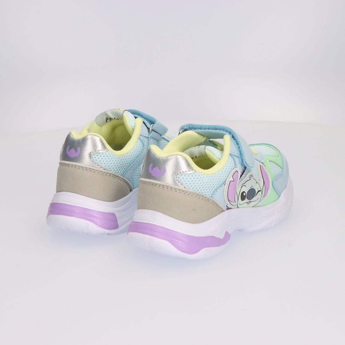 Sapatilhas Infantil Stitch com Velcro e Atacadores Azul Claro 6/7